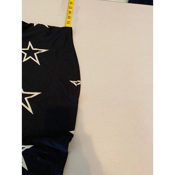 NWT Buffalo David Bitton Black Star Print French Terry Short Sleeve Top XL Soft - Picture 9 of 10